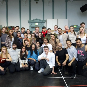 Photos: Shah Rukh Khan Visits COME FALL IN LOVE - The DDLJ Musical Rehearsals Photo