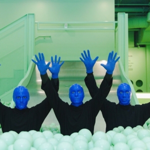 Color Factory And BLUE MAN GROUP Prepare To Paint The Town Blue Photo