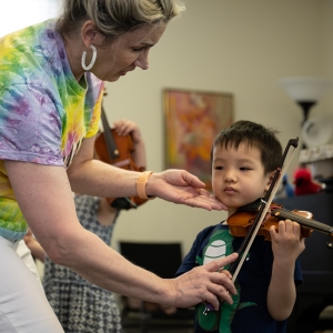 Hoff-Barthelson Music School Hosts First Instruments and Private Lessons Open House for Al Photo