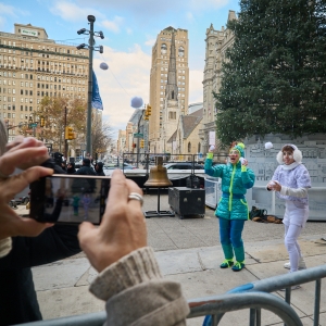 Photos: Cirque Du Soleil's TWAS THE NIGHT BEFORE Visits City Hall's Philly Holiday Tree