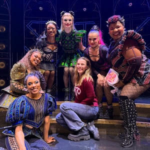 Photos: Betty Gilpin Visits SIX on Broadway Photo