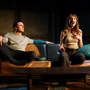 Photos: Stuart Thompson and Poppy Gilbert in FLYBY at Southwark Playhouse Borough Photo