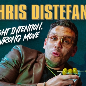 Chris Distefano Comes To The VETS in November With RIGHT INTENTION, WRONG MOVE Photo