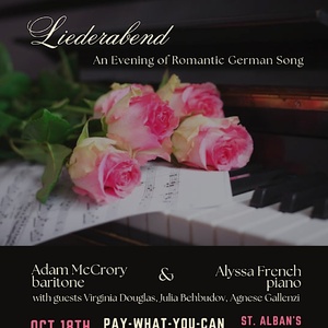LIEDERABEND: AN EVENING OF GERMAN SONG Comes To Westwood This October