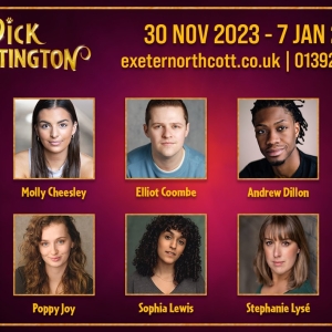 Cast Set For DICK WHITTINGTON at Exeter Northcott Theatre Photo