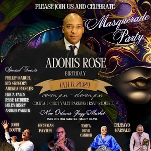 New Orleans Jazz Orchestra Hosts Adonis Rose's Birthday Celebration in January Photo