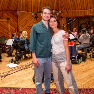 Photos: See Phillipa Soo, Andrew Burnap, Jordan Donica & More Recording the CAMELOT C Interview