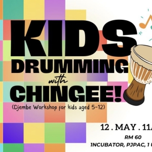 KIDS DRUMMING WITH CHINGEE! Comes to PJPAC in May Photo