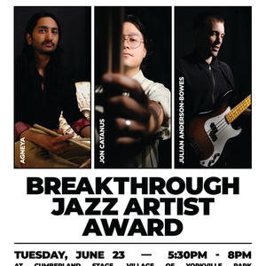 Agneya Named Recipient of 2026 Breakthrough Jazz Artist Award by Toronto Arts Foundation