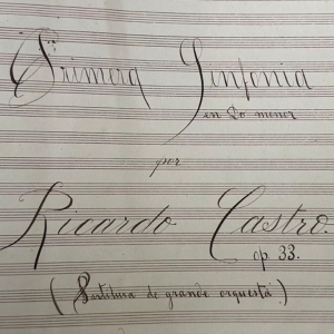 La Primera Edición De La Sinfonía Núm. 1, De Ricardo Castro, Busca Co Photo