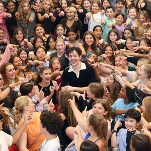 Photos: THE LOST BOYS Tony-Winner Ali Louis Bourzgui Visits Students at Broadway Arti Photo