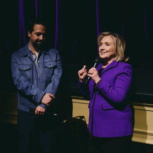 Photos: Hillary Clinton and Lin-Manuel Miranda Host Biden Fundraiser at SUFFS Video