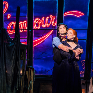 Photos: Aaron Tveit and Kelsie Watts in MOULIN ROUGE! THE MUSICAL Photo