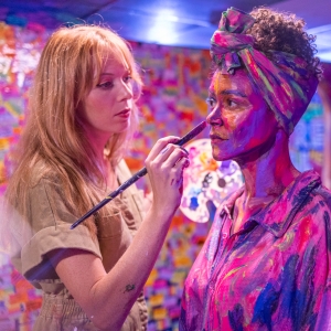 Photos: Alexa Meade Paints Amber Gray, Derek Klena, Drew Gehling, and More! Video