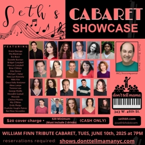 Seth Bisen-Hersh Will Host William Finn Tribute Cabarets at Don't Tell Mama