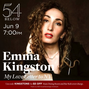 Emma Kingston Brings MY LOVE LETTER TO NY to 54 Below in June Photo