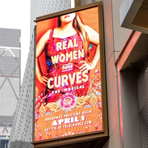 Up on the Marquee: REAL WOMEN HAVE CURVES Photo