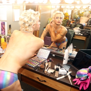 Photos: Exclusive Look at Frankie Grande Getting into Character for ROCKY HORROR SHOW Photo