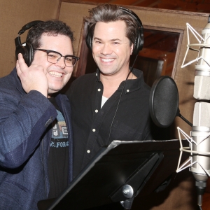 Photos: Andrew Rannells and Josh Gad Record the GUTENBERG! THE MUSICAL! Cast Recordin Interview