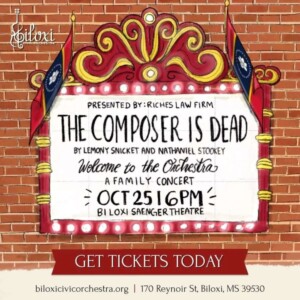 Biloxi Civic Orchestra Will Bring THE COMPOSER IS DEAD to Biloxi Saenger Theatre Photo