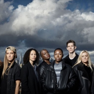 Cast Set For the West End Transfer of STANDING AT THE SKYS EDGE Photo