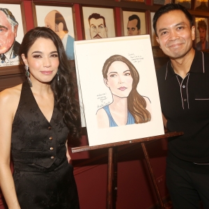 Photos: HERE LIES LOVE Star Arielle Jacobs Gets Her Caricature Unveiled at Sardis Photo