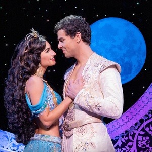 Photo: Ainsley Melham and Sonya Balsara in ALADDIN on Broadway Photo