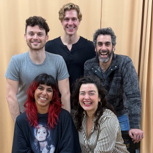 Full Cast Set For DRACULA, A COMEDY OF TERRORS at Menier Chocolate Factory Photo