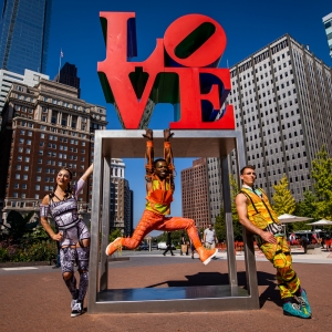 Photos: Cirque Du Soleil BAZZAR Artists Visit Philadelphia Museum Of Art And LOVE Par Photo