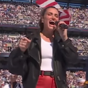 Video: Idina Menzel Performs National Anthem at Fourth of July FIFA World Cup Match Photo