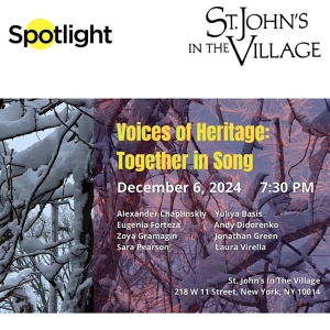 VOICES OF HERITAGE: TOGETHER IN SONG Holiday Concert Announced At St. Johns in the Village Photo