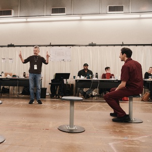 Photos: Adrien Brody & Tessa Thompson THE FEAR OF 13 Rehearsal Photo