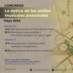 Realizarán El Congreso La óptica De Los Estilos Musicales Postonales En El C Photo
