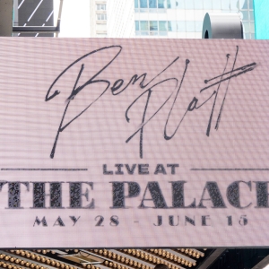 Up on the Marquee: Ben Platt LIVE AT THE PALACE Photo