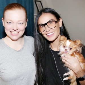 Photos: Demi Moore & Pilaf Visits THE PICTURE OF DORIAN GRAY on Broadway! Photo