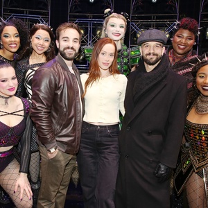 Photos: Whitney Leavitt and Mark Ballas Visit SIX on Broadway Photo