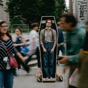 Photos: DEAD OUTLAW Star Andrew Durand Pops Up Around NYC Photo