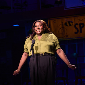 Photos: Alex Newell, Nina White and Julian Sewell in SPELLING BEE Photo