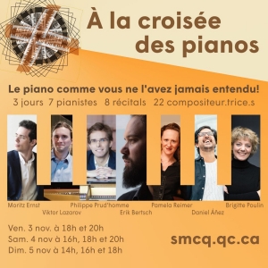 À la Croisée des Pianos Comes to The Société de Musique Contemporaine du Québec Photo