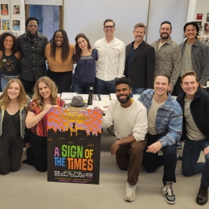Photo: Rehearsals Begin for A SIGN OF THE TIMES at New World Stages Photo