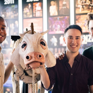 Photos: Milky Whites Arrival at the Museum of Broadway Photo