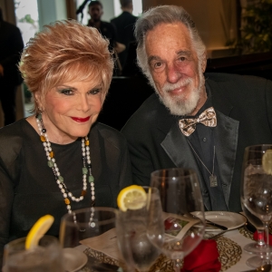 Legendary Singer Connie Francis Presents Renowned Artist Yaacov Heller with Award Photo