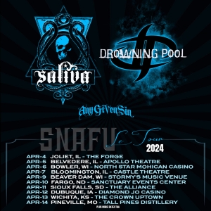 Saliva Set to Continue the SNAFU Le Tour with Drowning Pool Video