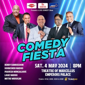 COMEDY FIESTA Opens at the Theatre of Marcellus, Emperors Palace Next Month Photo