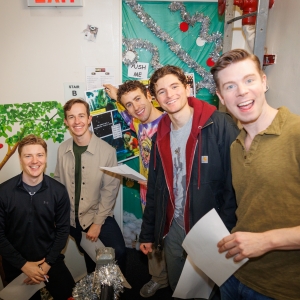 Photos: The Comedian Harmonists of HARMONY Judge HADESTOWN Holiday Dressing Room…