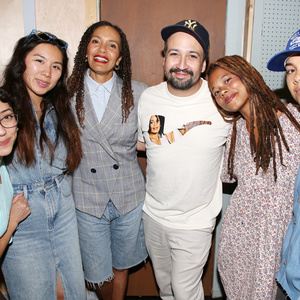 Photos: Lin-Manuel Miranda Visits Eisa Davis at ||: GIRLS :||: CHANCE :||: MUSIC :|| Photo