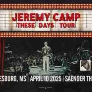 Jeremy Camp Comes to the Saenger Theater in April