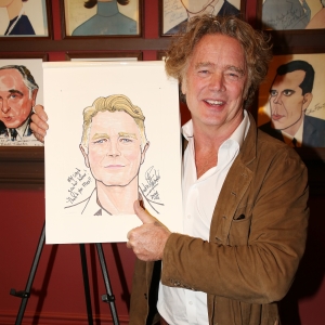 Photos: PERFECT CRIME's John Schneider Receives Sardi's Caricature Photo