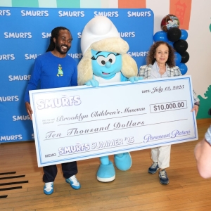 Smurfs Join Paramount Pictures To Award $10,000 To Brooklyn Children's Museum