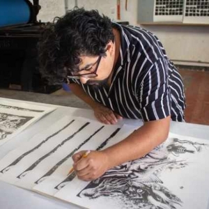 Encuentros Notables, Exploración Visual De Josué Vázquez En El Instituto De Artes Gráficas De Oaxaca